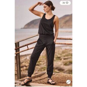Sweaty Betty Black Gary Jumpsuit Size XS